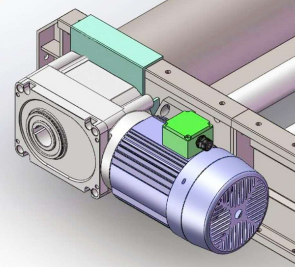 士元直角減速機在皮帶輸送設備上的應用