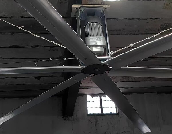 士元GV35軸 1.5KW電機(jī)減速機(jī)在7米3工業(yè)風(fēng)扇上的應(yīng)用